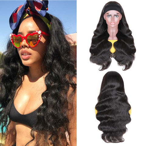 Brazilian Body Wave “Flo and Go” Headband Wig