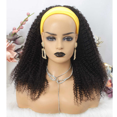 Brazilian Kinky Curly “Flo and Go” Headband Wig