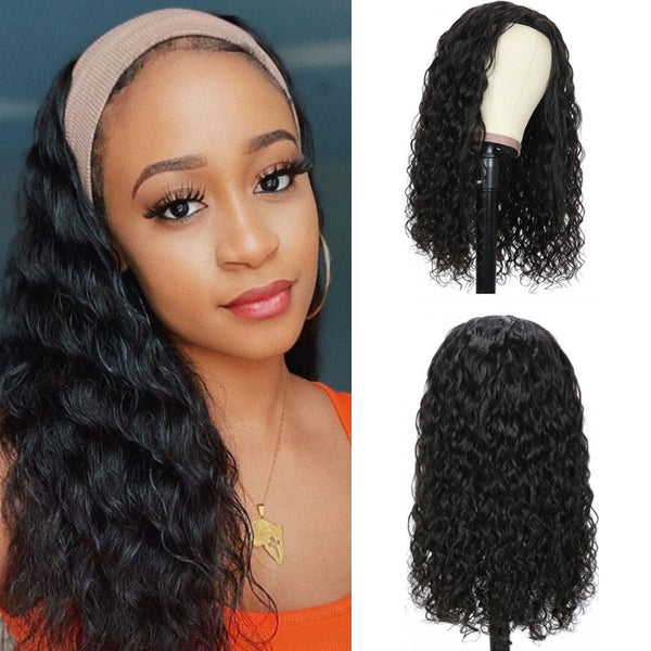 Brazilian Water Wave “Flo and Go” Headband Wig